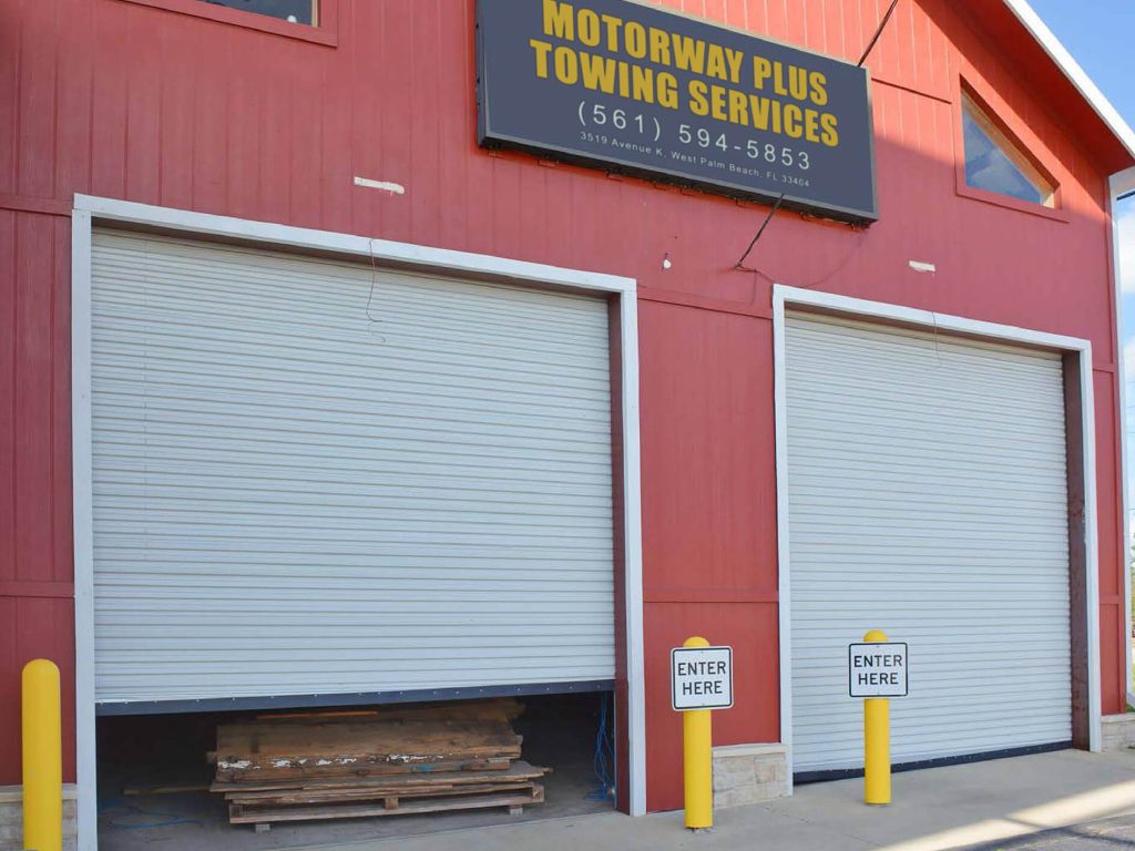 Motorway Plus Towing Services shop in West Palm Beach, Florida